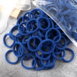 100/200PCS Elastic Women Hair Bands Ties 4cm Dark Colors Headband Hair Accessories for Girls Headwear Don't Hurt Hair Wholesale