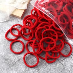 100/200PCS Elastic Women Hair Bands Ties 4cm Dark Colors Headband Hair Accessories for Girls Headwear Don't Hurt Hair Wholesale