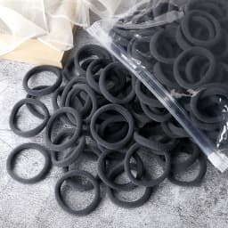 100/200PCS Elastic Women Hair Bands Ties 4cm Dark Colors Headband Hair Accessories for Girls Headwear Don't Hurt Hair Wholesale