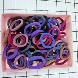 100/200PCS Elastic Women Hair Bands Ties 4cm Dark Colors Headband Hair Accessories for Girls Headwear Don't Hurt Hair Wholesale