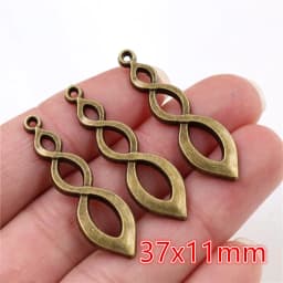 10pcs/lot Antique Silver Plated Sword Blade Charms Pedants DIY Jewelry Making Accessories for Necklace Craft Findings