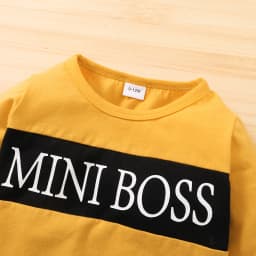 Baby Boy Clothes Toddler Boy Outfit Suit Letter Printing Long Sleeve Top + Pants 2PCs Fashion Infant Spring Sports Clothes