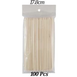 500/200/100 Wood Cuticle Pusher Sticks 63/75/95/105/127/150/178MM For Gel Polish Remove Clean Pedicure DIY Design Dotting Tool
