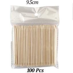 500/200/100 Wood Cuticle Pusher Sticks 63/75/95/105/127/150/178MM For Gel Polish Remove Clean Pedicure DIY Design Dotting Tool
