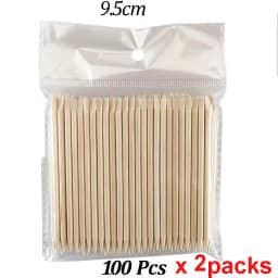 500/200/100 Wood Cuticle Pusher Sticks 63/75/95/105/127/150/178MM For Gel Polish Remove Clean Pedicure DIY Design Dotting Tool
