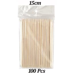 500/200/100 Wood Cuticle Pusher Sticks 63/75/95/105/127/150/178MM For Gel Polish Remove Clean Pedicure DIY Design Dotting Tool