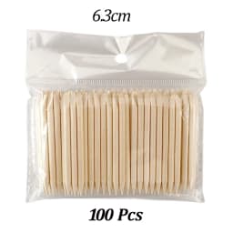 500/200/100 Wood Cuticle Pusher Sticks 63/75/95/105/127/150/178MM For Gel Polish Remove Clean Pedicure DIY Design Dotting Tool
