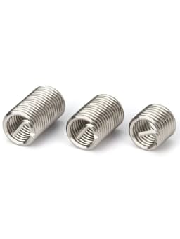 10/50/100pcs M2M3M6M8M10 Thread Insert 304Stainless Steel Wire Screw Sleeve Screw Bushing Helicoil Wire Thread Repair Inserts
