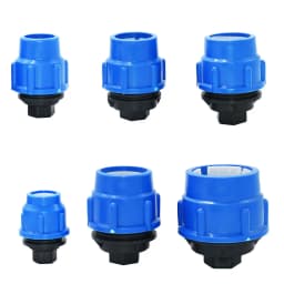 20/25/32/40/50/63mm Plastic PE Tube Tap Connector Tee Water Splitter Quick Valve Irrigation Coupler Straight Elbow Plug Fitting