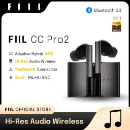 Global Version FIIL CC Pro2 Hi-Res LDAC 42dB Hybrid ANC TWSaudífonos Bluetooth Headphones Connection 2 Device Bluetooth Wireless