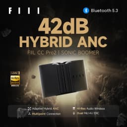 Global Version FIIL CC Pro2 Hi-Res LDAC 42dB Hybrid ANC TWSaudífonos Bluetooth Headphones Connection 2 Device Bluetooth Wireless