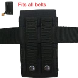 1000D Laser Cust Molle Phone Pouch Heavy Duty Waterproof Samll Tactical Cell Phone Holder Smartphone Cover for 4.7"-6.7" Phone