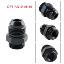 AN4 AN6 AN8 AN10 AN12 AN16 ORB Fuel Line Hose Fitting Male Adapter AN to AN w/ O-Ring