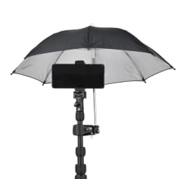 Adjustable Camera Umbrella with Clip Supply Stand Durable Portable Sunshade for Video Smartphone Camping Photography Traveling