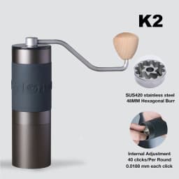 Kingrinder manual coffee grinder portable mill 420stainless steel 38mm/48mm burr K1/ k2