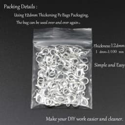50pcs/lot Jewelry Findings Alloy Lobster Clasp Hooks For Jewelry Making Necklace bracelet Chain DIY Supplies Accessories