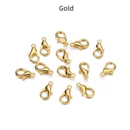 50pcs/lot Jewelry Findings Alloy Lobster Clasp Hooks For Jewelry Making Necklace bracelet Chain DIY Supplies Accessories