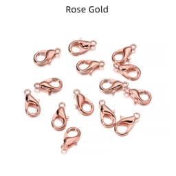 50pcs/lot Jewelry Findings Alloy Lobster Clasp Hooks For Jewelry Making Necklace bracelet Chain DIY Supplies Accessories