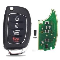 jingyuqin 3B 433Mhz With id46 Car Key Board Control For Hyundai Solaris Accent Tucson l10 l20 l30 Kia Rio Ceed