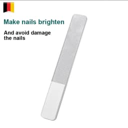 Nano Glass Nail Files Professional Polishing Manicure Art Tool Washable make nails brighten easily like nail polish