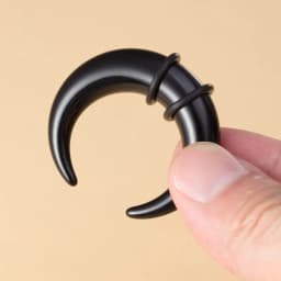 2pcs Big Size Buffalo Horn Nose Piercing Acrylic Septum Ring Ear Taper Gauge Stretcher Expander Tunnel Punk Body Jewelry 14G-00G