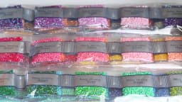60 Colors Diamond Beads for 5D Diamond Painting Accessories, Resin AB Diamond Painting Drills Round 2.8MM