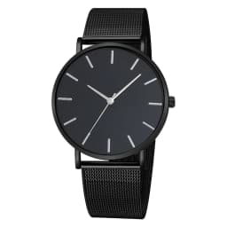 Men Fashion Ultra Thin Watches Simple Men Business Stainless Steel Mesh Belt Quartz Watch Casual Watch For Man Relogio Masculino