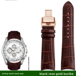 Genuine Leather Curved End Watchband For Tissot Watch Belt 1853 COUTURIER T035627A T035407A T035439 Men's Strap 22mm 23mm 24mm