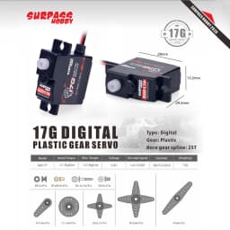 Servo RC 1/10 High Speed Metal Gears Mini Servomotor 9g 15kg 20kg 25kg 30kg Servo  for RC 1/8  1/12 1/10 RC Car