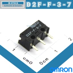 OMRON D2F-F-3-7 Micro Switch Grey Dot Limit Switch Japan 3Pin Mouse Button Repair Wholesale New Authentic Original