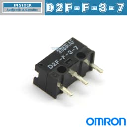 OMRON D2F-F-3-7 Micro Switch Grey Dot Limit Switch Japan 3Pin Mouse Button Repair Wholesale New Authentic Original