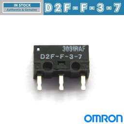 OMRON D2F-F-3-7 Micro Switch Grey Dot Limit Switch Japan 3Pin Mouse Button Repair Wholesale New Authentic Original