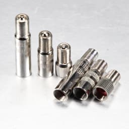 1Pair 19mm 25mm 39mm Screw-on Valve Cap Stem Extension Wheel Tire Cap Extender Adapter for Auto Car Truck Chrome Plated Brass