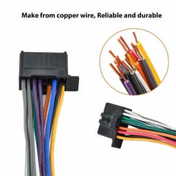 16-Pin Radio Plug Stereo Wiring Harness For 2010-Up For Pioneer DEH Model For DEH-1500 DEH-5 DEH-P25 DEH-P350 DEH-P5500MP DEH-P3
