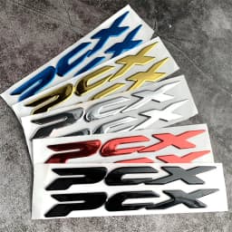 3D Motorcycle Stickers Pcx Emblem Badge Logo Decals Tank Scooter Tail for Honda Pcx PCX150 125 PCX125 Motorcycle Accessories