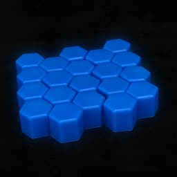 20Pcs 17/19/21mm Silicone Hexagonal Socket CapsLuminous Car Wheel Lug Nuts Silicone Screw Caps Tyre Nut Bolt Exterior Decoration
