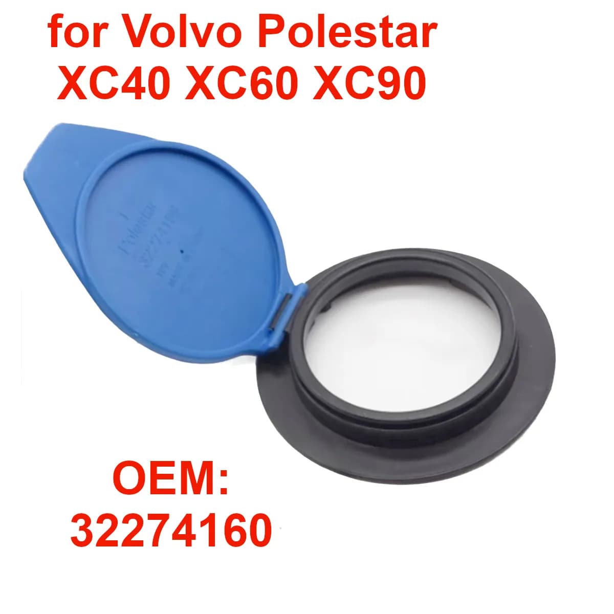 32274160 for Volvo XC40 XC60 XC90 for Polestar Car Windshield Wiper Washer Fluid Reservoir Tank Cap Cover