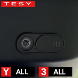 TESY Car Camera Cover For Tesla Model 3 YL Y Juniper Launch Webcam Slide Blocker Privacy Protector Compatible PC Laptop iPad