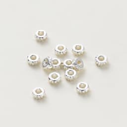 50Pcs 14K/18K Gold Plated Brass Stripe Flat Loose Spacer Beads With Big Hole For DIY Jewelry Making Bracelet Necklace Findings