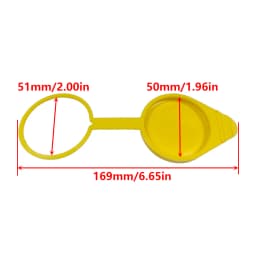 Car Windshield Washer Fluid Reservoir Tank Cap Lid 289137F001 for Nissan Pathfinder R50 R51 Terrano R20 Mistral Navara D40