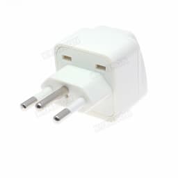 Brazil Travel Plug Adapter EU/UK/AU/CN/JP/Asia/Italy to Brazil (Type N), 3 Prong Grounded Brazil Wall Plug international