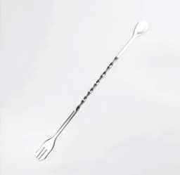 Stainless Steel Cocktail Muddler and Mixing Spoon Home Bar Tool Set - Create Delicious Mojitos and Other Fruit Based Drinks