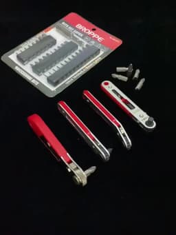 Mini Ratchet Wrench Hexagon Torx Bidirectional Control Screwdriver Drill Bit 1/4 Square Drive Sockets Screwdriver Drill Bits