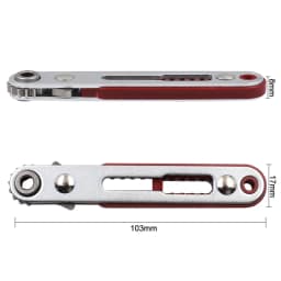 Mini Ratchet Wrench Hexagon Torx Bidirectional Control Screwdriver Drill Bit 1/4 Square Drive Sockets Screwdriver Drill Bits