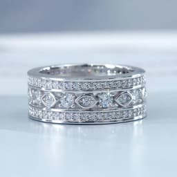 New Bling  Cubic Zirconia Women's Rings Geometric Square Band Design Luxury Fashion Female Ring for Party  Jewelry