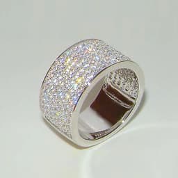 New Bling  Cubic Zirconia Women's Rings Geometric Square Band Design Luxury Fashion Female Ring for Party  Jewelry