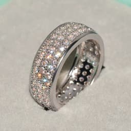 New Bling  Cubic Zirconia Women's Rings Geometric Square Band Design Luxury Fashion Female Ring for Party  Jewelry