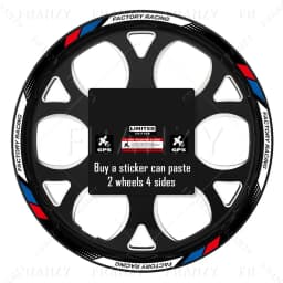 Reflective Motorcycle Wheel Strip Stickers Rim Scooter Hub Tape Decals 12"13"14"15"16"17"18" For Yamaha Kawasaki Triumph Benelli
