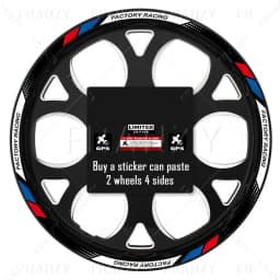 Reflective Motorcycle Wheel Strip Stickers Rim Scooter Hub Tape Decals 12"13"14"15"16"17"18" For Yamaha Kawasaki Triumph Benelli