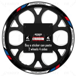 Reflective Motorcycle Wheel Strip Stickers Rim Scooter Hub Tape Decals 12"13"14"15"16"17"18" For Yamaha Kawasaki Triumph Benelli